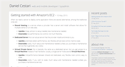 Desktop Screenshot of danielcestari.com