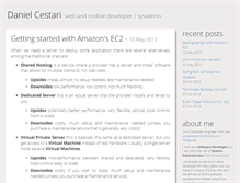 Tablet Screenshot of danielcestari.com